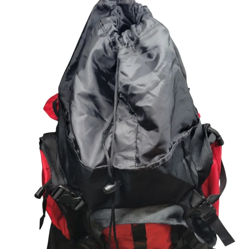 Food Insurance Tactical Hiking Backpack Red Black Emergency Survival Gear Pack
